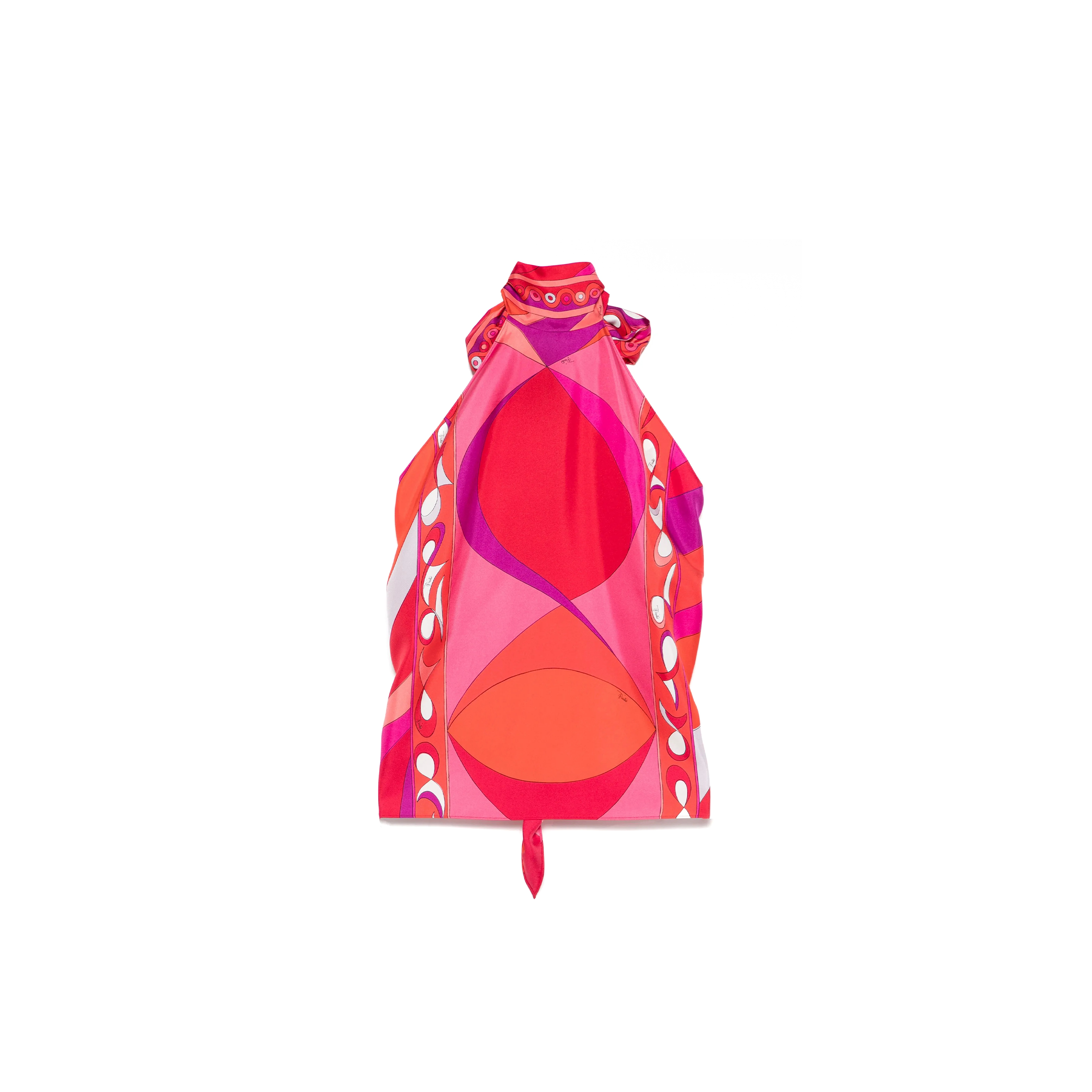 PUCCI PINK GRAPHIC-PRINT TOP